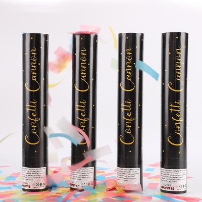 China Eco-friendly Best Selling Paper Confetti Cannon Party Poppers Paper Confetti For Party Celebration for sale