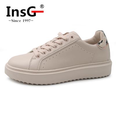 China Fashion Trend InsG China Made Shoes High Quality Sneaker Style Walking Women Flat Sport Shoes for sale