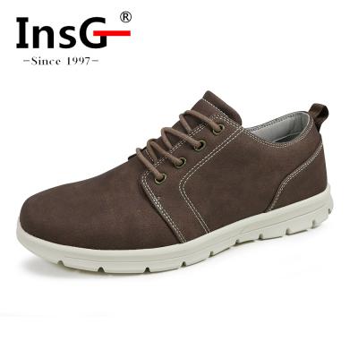 China Men PU Leather Upper Soft Lightweight Sole Anti-slippery Customized Logo Casual Shoes for sale