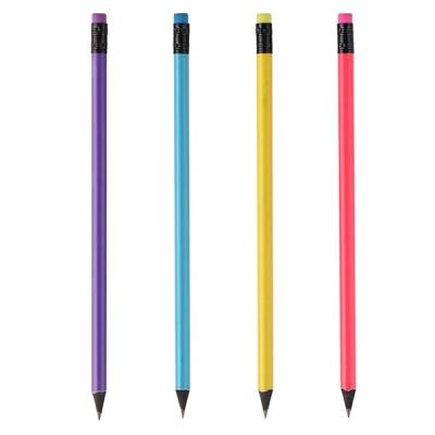 China mental ball pen pencil 4 color ballpoint pen with mechanical wooden pencil for sale