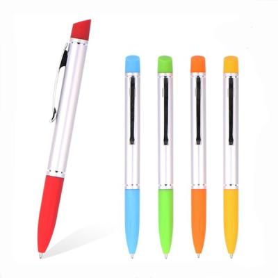 China office & School Pen Square Hotel Ball Pen Gold Clip Novelty Rubber Luxury High Quality Black Blue Logo for sale