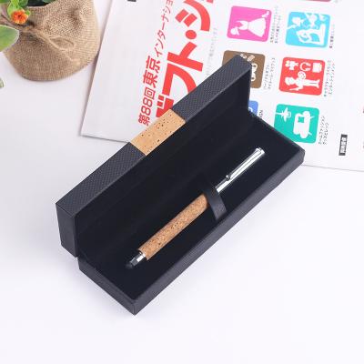 China Agriculture Wholesale Cork Ballpoint Pen High End Eco - Friendly Latest Gift Box for sale