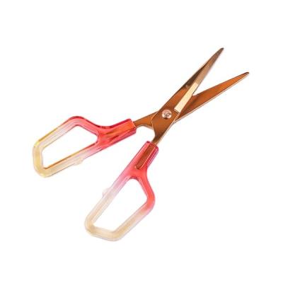 China Fashion Paper Cutting Scissors Office Acrylic Scissors for sale