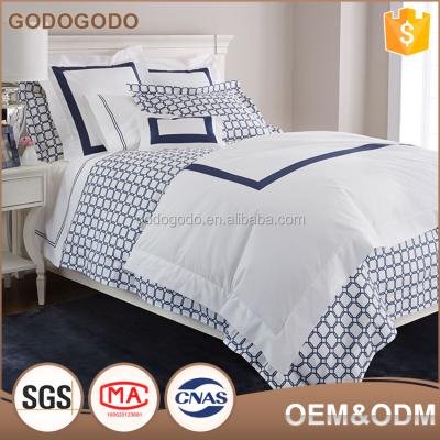 China Disposable China Made Custom Super King Size Fantasy Luxury 100% Cotton Hotel Bedding Set for sale