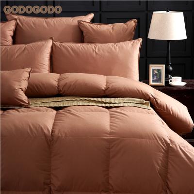 China Ultra soft and eco-friendly; 100% Inner Comforter Sets Duck Feather Down Duvets Polyester Microfiber Goose Hotel Soft Warmful Cotton Home Bedding for sale