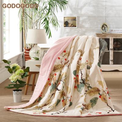 China China Wholesale Soft Customized Home Summer Comforter Bedding Set 100% Cotton Fabric Bed Comforter Set for sale