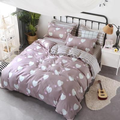 China Hot Sale Disposable Luxury 100% Cotton Fitted Sheet Set Duvet Cover Bed Sheet for sale