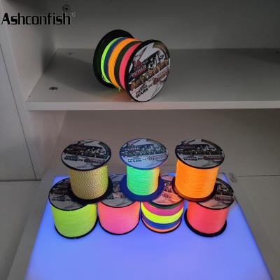 China Super Strength Ashconfish HALO Orange 300M 500M 1000M 2000M New 8 Strand Braided Fishing Line Fly Saltwater Sea Japan Braided Fishing Line for sale