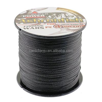 China Superior Abrasion Resistance PE Braided Fishing Line 4 Thread Super Strong 0.1-0.55mm 6-110lb Fly Fishing Yarn for sale