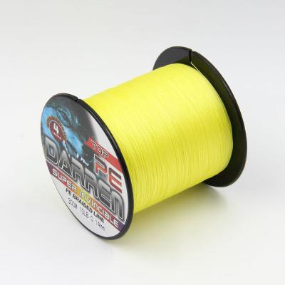 China Super Strength 4,300 Meters 0.1-0.55mm 6 Strands--100 Pound PE Braided Fishing Line for sale