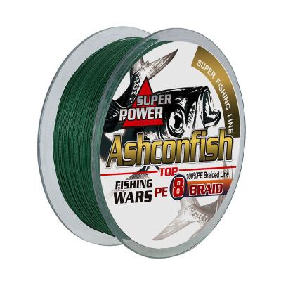 China Super Strength 100m High Quality 8 Strand PE Braided Fishing Line For Outdoor Line Fishing Tackle Fishing for sale