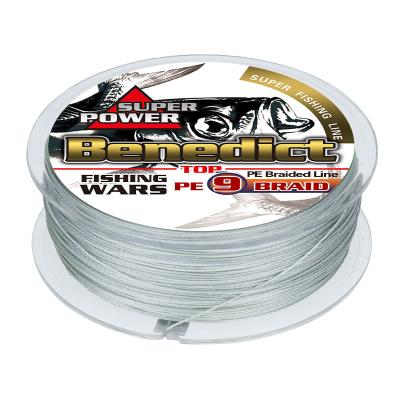 China High Tensile 100M 300M 9 Strand Multifilament Braided Fishing Line New Super Strong For Lure Fishing Rock Ocean Beach Fishing for sale