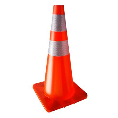 China High Quality Collapsible Rubber Road Cone PVC Road Safety Cone Color Pavement Safety Cone for sale