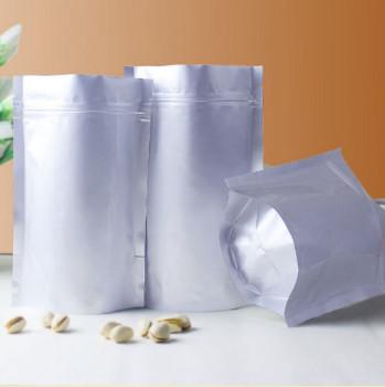 China Food grade Aluminum foil bag ,  Aluminum Silver Mylar Foil Zip Lock Sealer Bag for sale