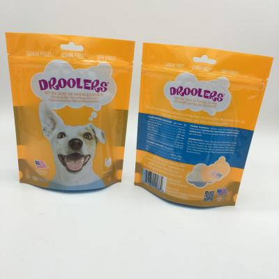 China Custom Logo Printin stand up pouch , costco dog food yellow bag for sale