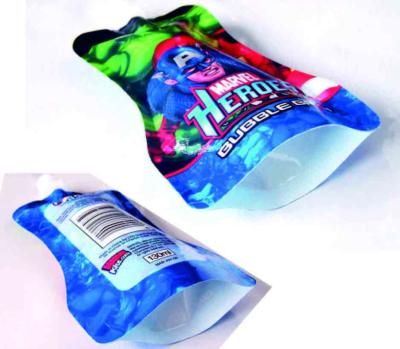 China Logo Printed Stand Up Reusable Food Spout Pouch , Plastic Spout Pouch for sale