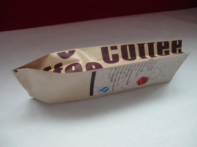 China Food Grade Stand Up Kraft Paper Bag Manufacturer , food bag packaging supplies for sale