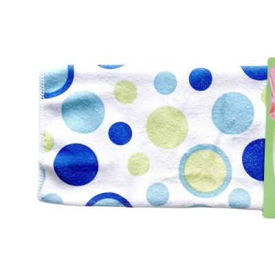 China Sustainable factory straight hair towel cloth cleaning towel cloth has rich patterns and bright colors, which can be customized for sale