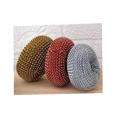 China Cleaning / Scrub Hot Selling Low Prices Cleaning Tool Steel Scrubber Cleaning Ball For Cleaning for sale