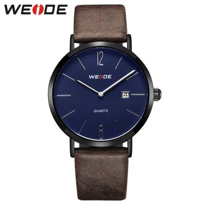 China WEIDE WD007 Elegance Fashion Business Leather Watch Charming Japan Quartz Minimalist Watches Wrist for sale