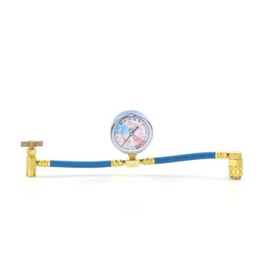 China Refrigeration Tools Charging Valve Gauge Gauge Cable Pipe for Nitrogen and Refrigeration - for sale