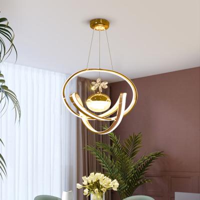 China Beautiful Modern Design Decoration Fixture Indoor Luxury Dining Room LED Chandelier Light for sale