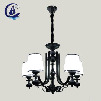 China Hot Sale Luxury Simple Style Beautiful Dining Room Glass Iron Chandelier Indoor Light for sale