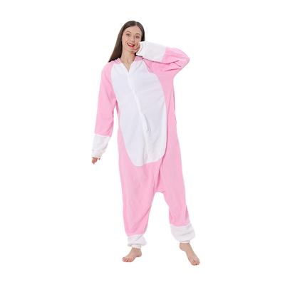 China One Piece One Piece Pajamas Homewear One Piece Pajamas Big Dog QUICK DRY Adult Animal Pink Cosplay Costume for sale