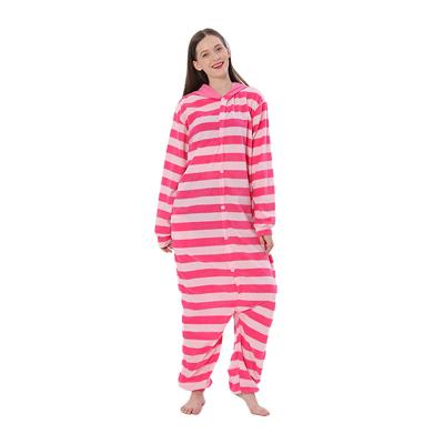 China QUICK DRY Tiger adult big animal pink cosplay costume one piece one piece pajamas home use one piece pajamas for sale