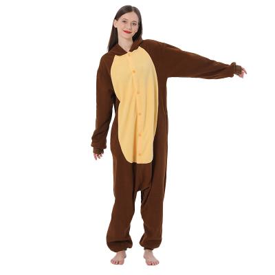 China QUICK DRY Adult Big Monkey Animal Cosplay Costume One Piece Pajamas Home Wear One Piece Pajamas Suit for sale