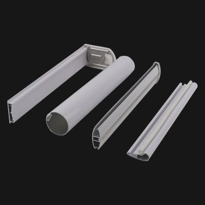 China Traditional Design Curtain Decoration Roller Blind Tube For Roll Aluminum Curtain Rod Pipe Aluminum Profile Curtain Blind Aluminum Track for sale