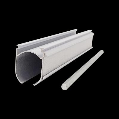 China Modern Europe Styles Powder Coating Aluminum Track Technology Roman Shade Components for sale