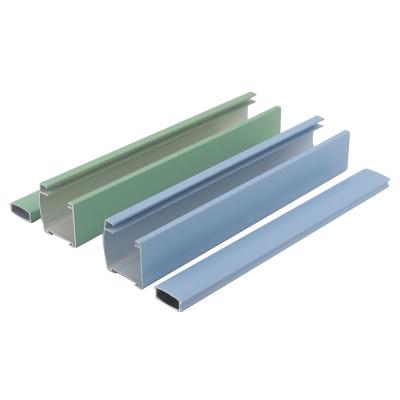 China Easilyy Assemble Factory Price Powder Coated Venetian Blinds Accessories Track Curtain Profiles Aluminum Rail for sale