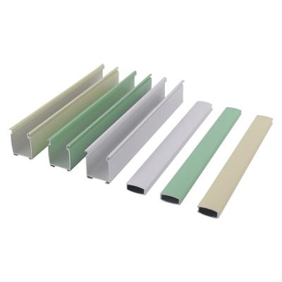 China Contemporary Aluminum Extrusion Profile Powder Coated Venetian Blind Components With Curtain Track for sale