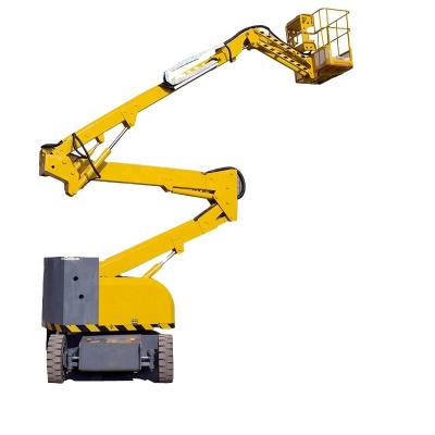 China Hotels 300kg Self Propelled Telescopic Articulating Electric Sky Boom Lift for Building Construction for sale