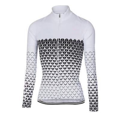 China Breathable Wholesale Custom Design Cycling Retro Bicycle Jersey Women Long Sleeves Bike Clothes Bicycle Shirt for sale