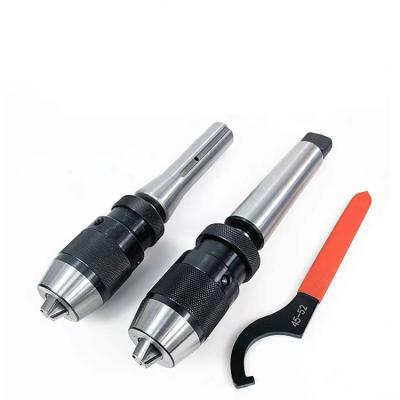 China Flange Drill Bit Machine Tools Taper Drill Chuck Heavy Duty Drill Chuck with Chuck Key for CNC Spinning Fixing for sale