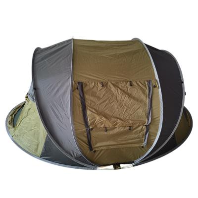 China Factory Price Automatic Double Decker Canvas Camping Desert Tent Extended Type for sale