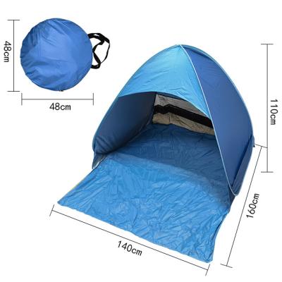 China Extended Type Folding Beach Portable Sun Protection Tent Outdoor Camping Tents for sale