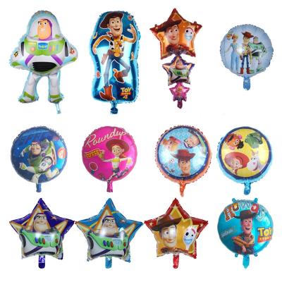 China Foil Cartoon Character Balloon Toys Foil Balloon Kids Toys Birthday Theme Party Decoration Balloons for sale