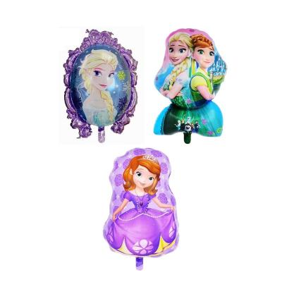 China Princess Elsa Balloons Theme Party Decoration Cartoon Character Toy Balloon Gift Girls Birthday Favor Theme Party Decoration Design New for sale