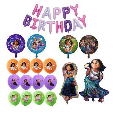 China Princess Cartoon Character Balloons Girls Birthday Party Decoration Balloon Theme Party Decoration 2022 New for sale