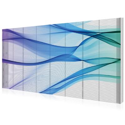 China Indoor Waterproof Glass Curtain Wall Hd Advertising Led Transparent Display Screen 3.9mm-7.8mm for sale