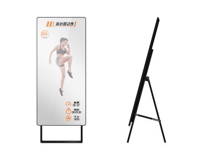 China Wall Floor Indoor Indoor Led Video Screen With Stand Hd Slim Mirror P2 Mirror Poster Board For Kiosks P2.5 Digital Signage Signage for sale