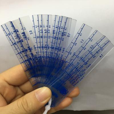 China 100% New 19pcs 0.05-2.0mm Plastic Thickness Feeler Gap Measuring Plastic Feeler Gap Shims for sale