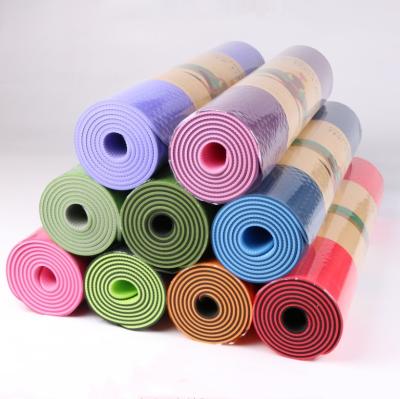 China Eco-friendly fitness exercise mat / gym aerobics gymnastics mat / tape yoga mats for sale