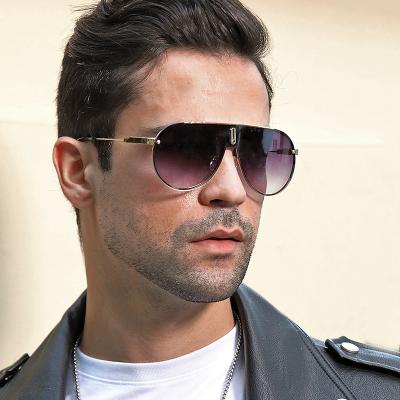 China 2021 other new style sunglasses fashion one-piece sunglasses men tend glass sunglasses for sale