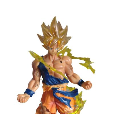 China Japanese Anime Action Figure Model Toy Super Saiyan Son Goku Cartoon Figure Toy Collection Gift for sale