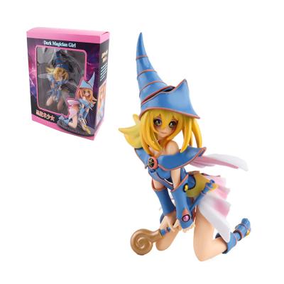 China Dark TOY Anime Duel Monsters 17cm Magician Girl Figure PVC Resin Model Action Figure Model Numbers for sale