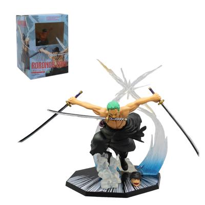 China One Piece Japanese Anime Cartoon Character Zoro Action Number Environmental Friendly Hot Seller Collectible Toys For Gift for sale